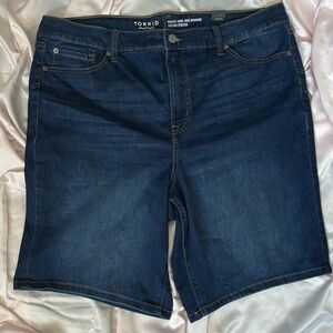 Torrid Indigo Denim Shorts